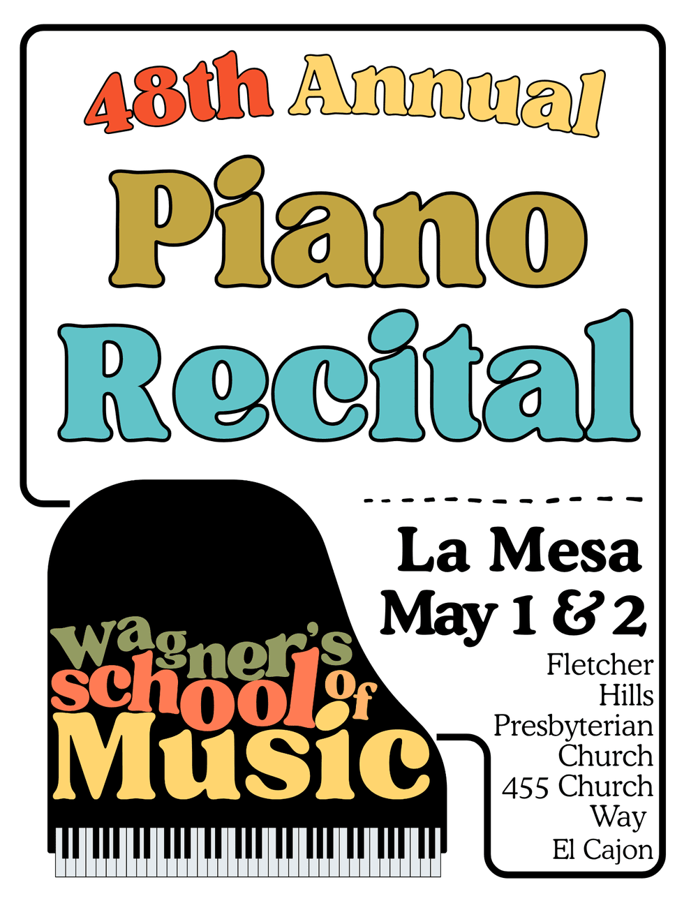 Important Dates — Wagner's School of Music